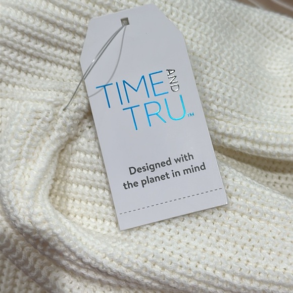 🔥4X$25 Time and Tru Women's Shaker Knit Sweater XXXL - Picture 10 of 13